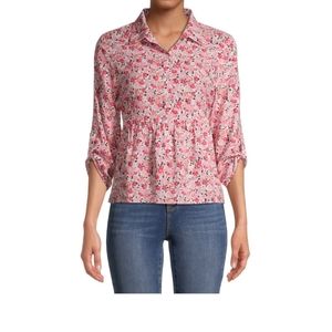 Closing Down! No Boundaries Junior's Baby Doll Top